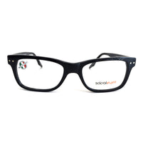 Social Eyes Mod "Rudy" SZ 49/18 Col Black Handmade in Italy!!